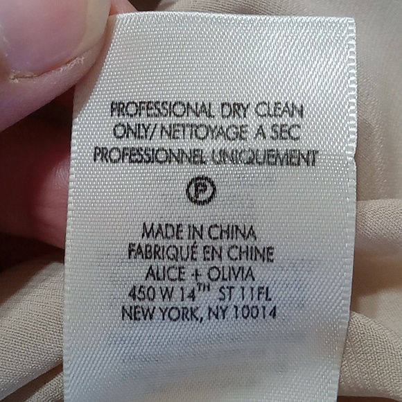 ALICE + OLIVIA Womens 2 Dress Used Preowned Casual Multicolor SMOCKED V NECK yy - Picture 10 of 13